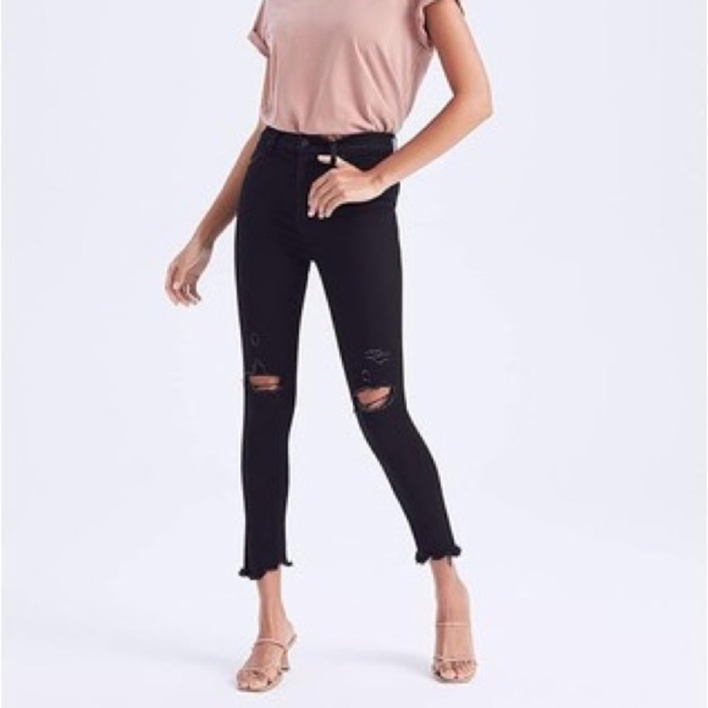 Abercrombie & Fitch Super Skinny Ankle High Rise Jeans